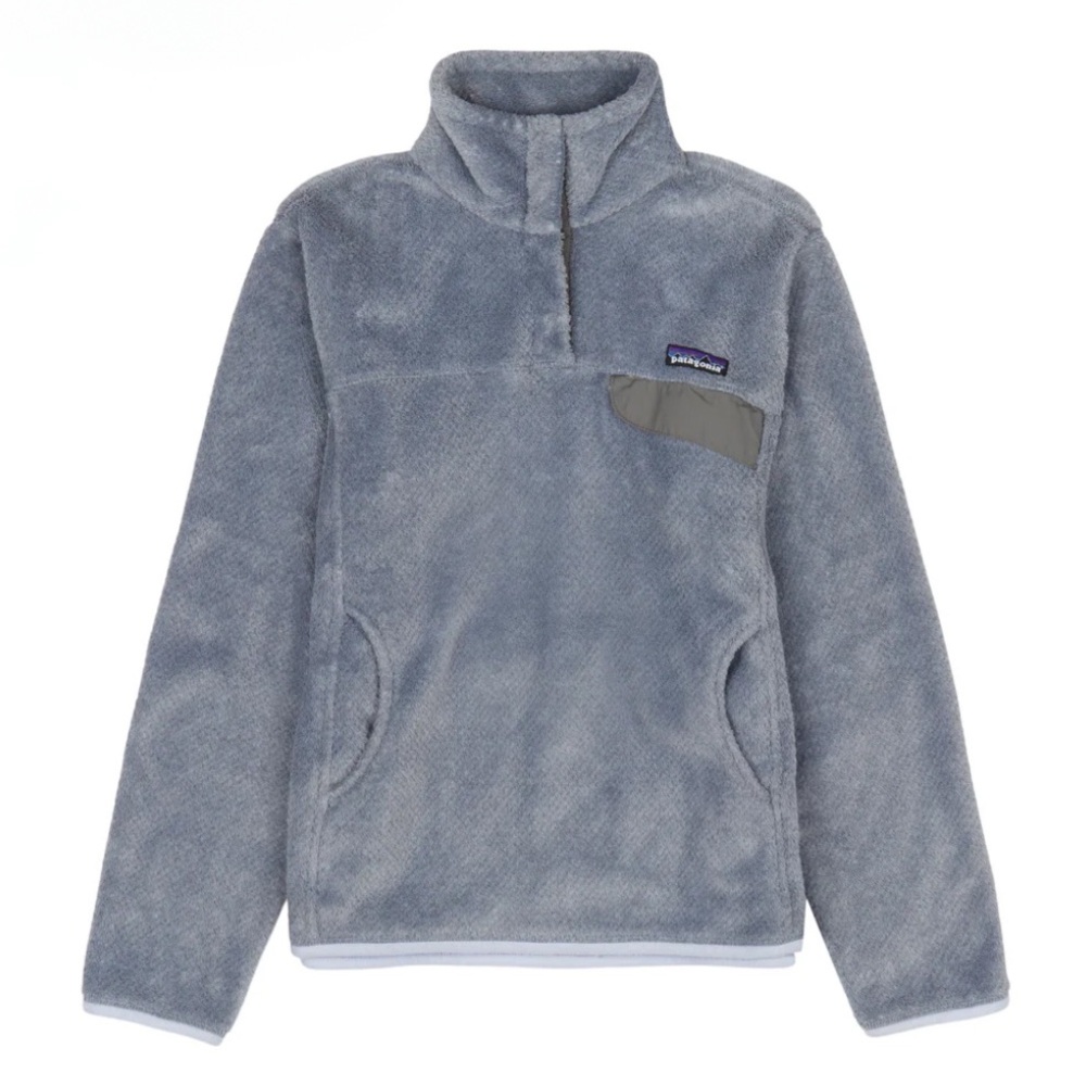 Patagonia Re-Tool Snap-T Fleece Pullover in Narwhal Grey Gray